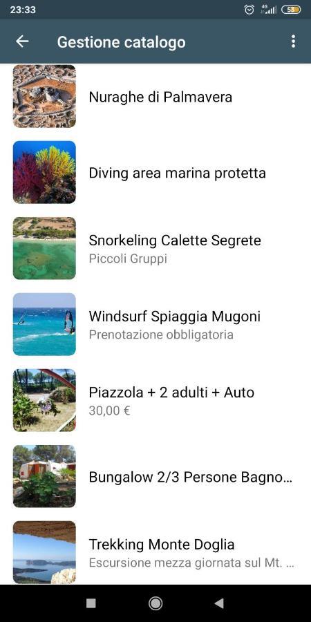 Villaggio Camping Nurral Fertilia Εξωτερικό φωτογραφία